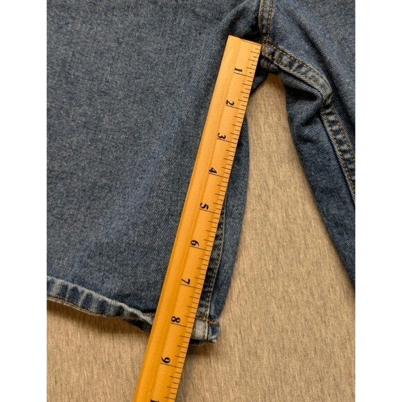 Vintage 90's Big Mac Workwear Denim Jean Shorts Jorts Y2K Mens 36X8 Baggy - Picture 6 of 10